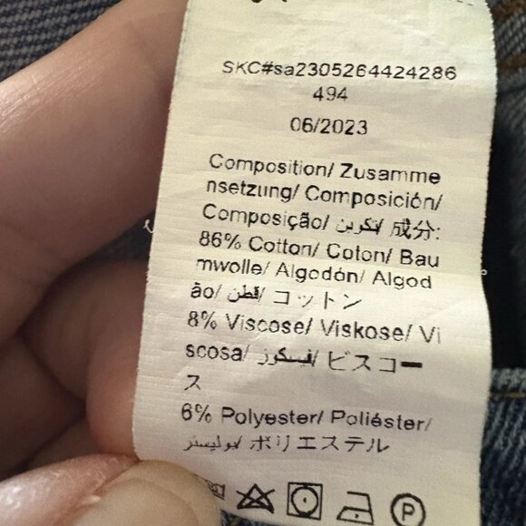 Baby Boy Shein Denim Jean Jacket, Size 18 - 24 Months Distressed - Picture 5 of 5